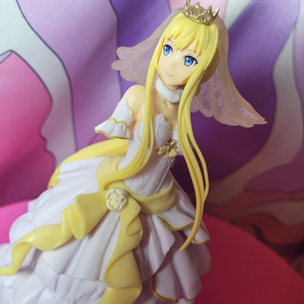Damaged As Is Sword Art Online Wedding Anime Figure Alice Zuberg Kawaii Cosplay